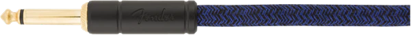 Fender 18.6' Angled Festival Instrument Cable Pure Hemp Blue Dream - Image 3