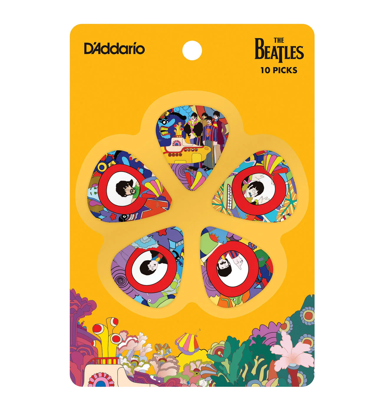 D'Addario The Beatles Yellow Submarine 10 Medium Picks