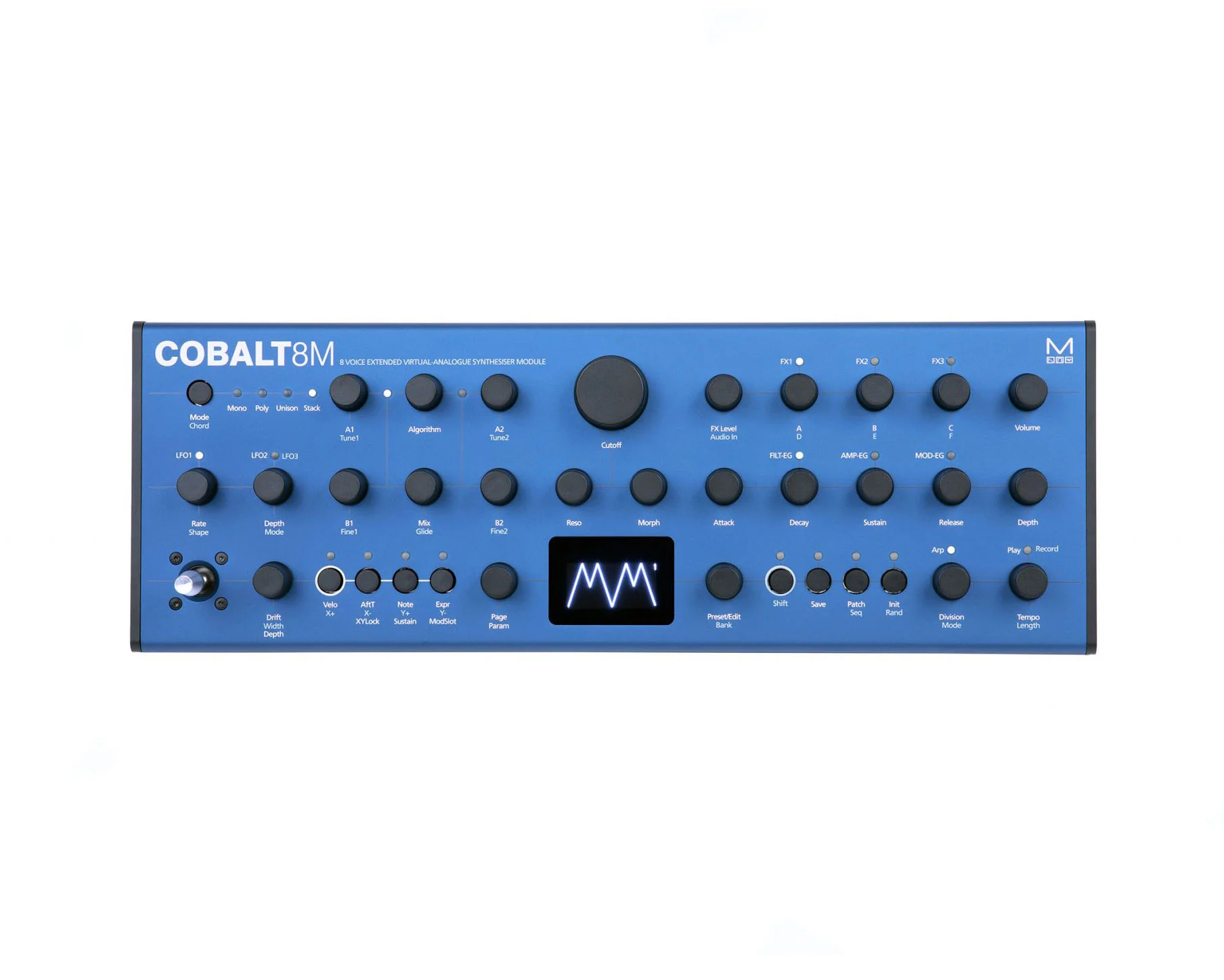 Modal Electronics COBALT8M 8 voice
extended virtual-analogue module/rack