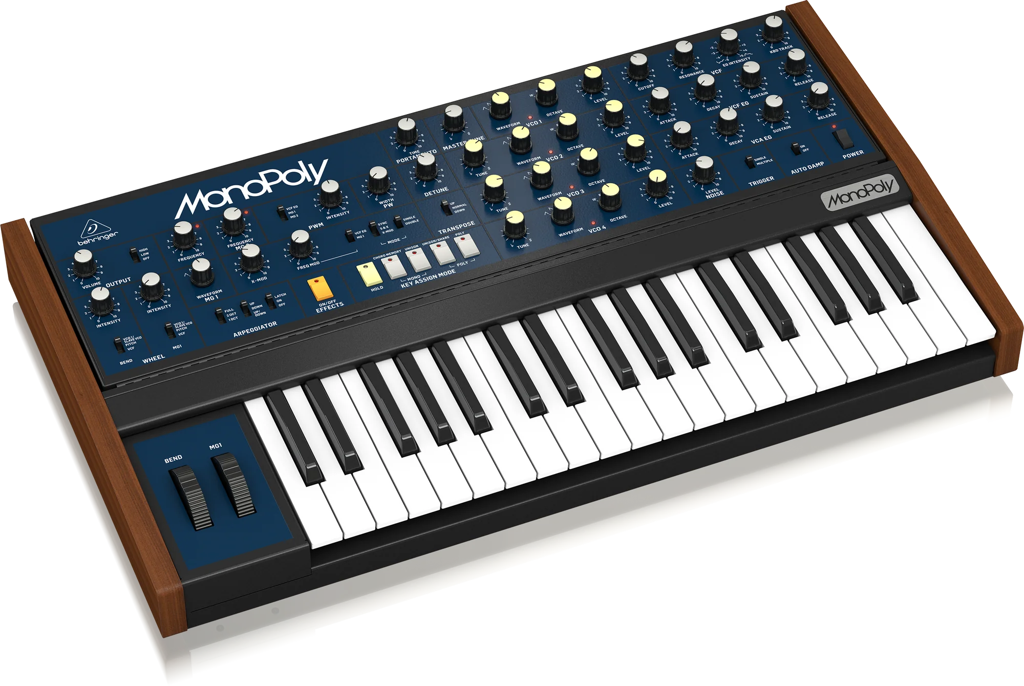 Behringer MonoPoly Analogue 4-Voice Polyphonic Synthesizer - Image 3