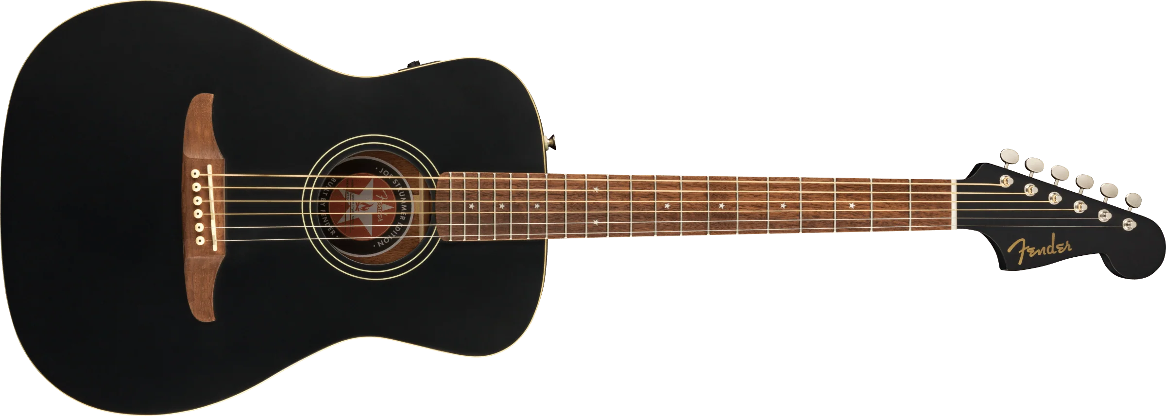 Fender Joe Strummer Campfire Acoustic - Matte Black - Image 4