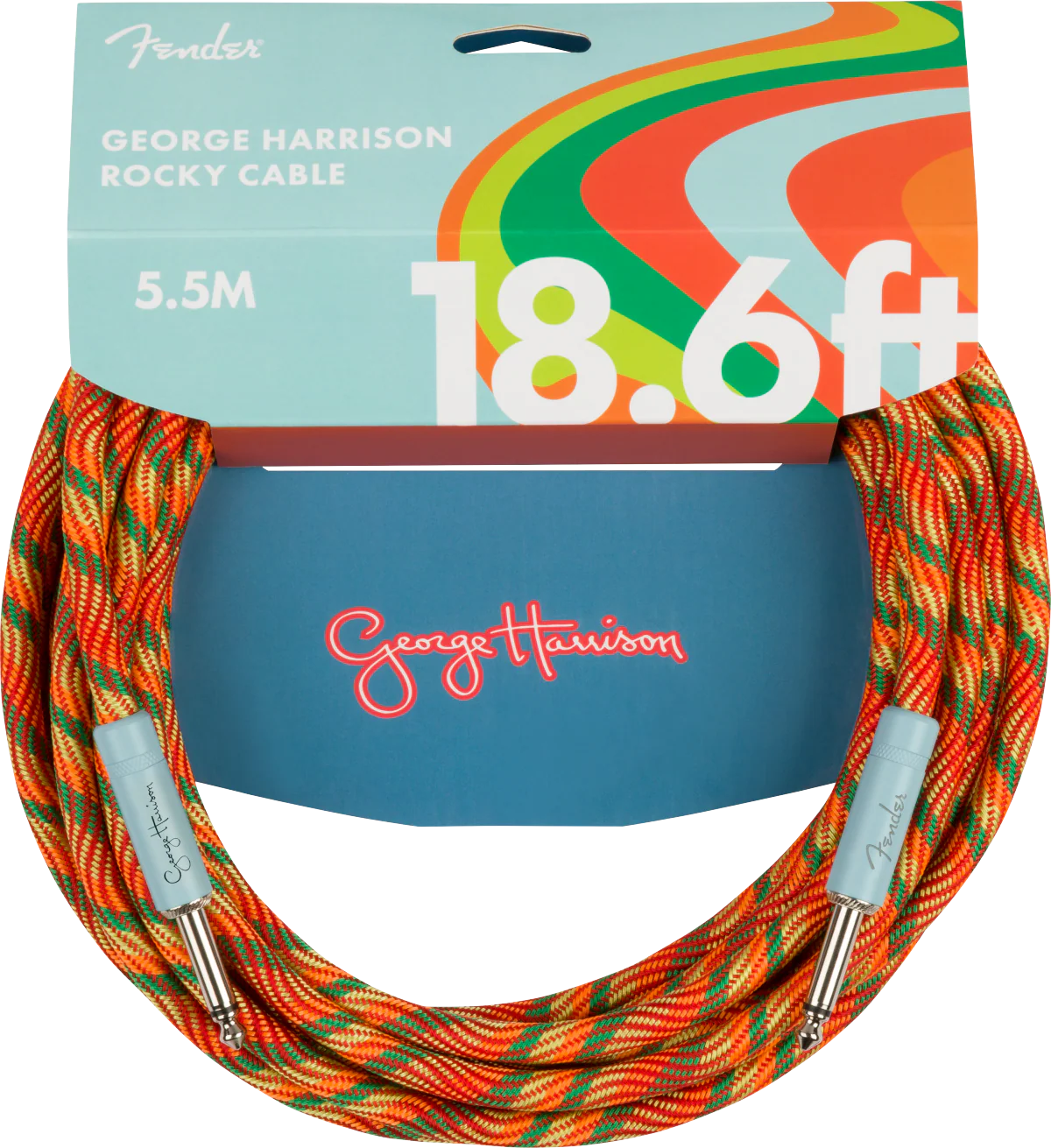 Fender George Harrison Rocky Instrument Cable - 18.6' - Image 4