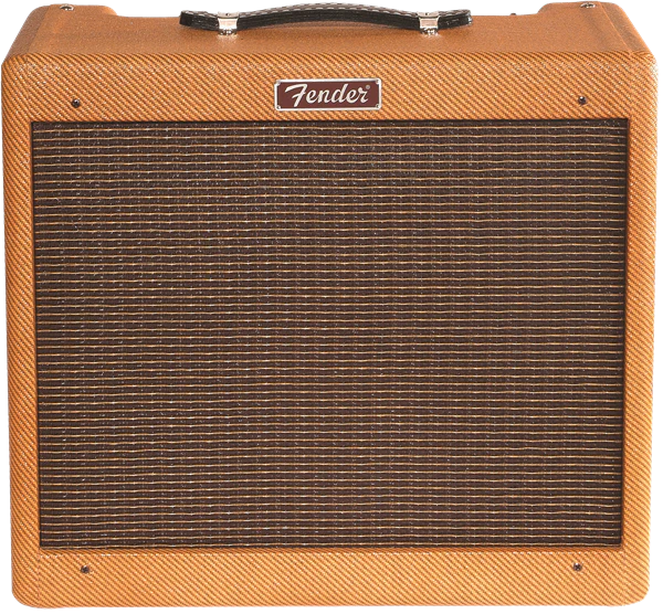 Fender Blues Junior Lacquered Tweed 15 Watt 1x12" Guitar Amplifier - Image 3