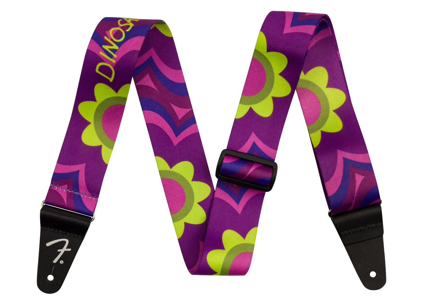 Fender J Mascis Magenta Flower Strap