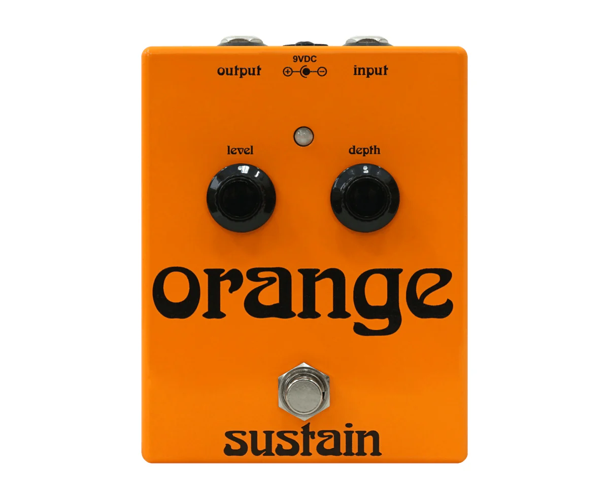 Orange Sustainer Pedal