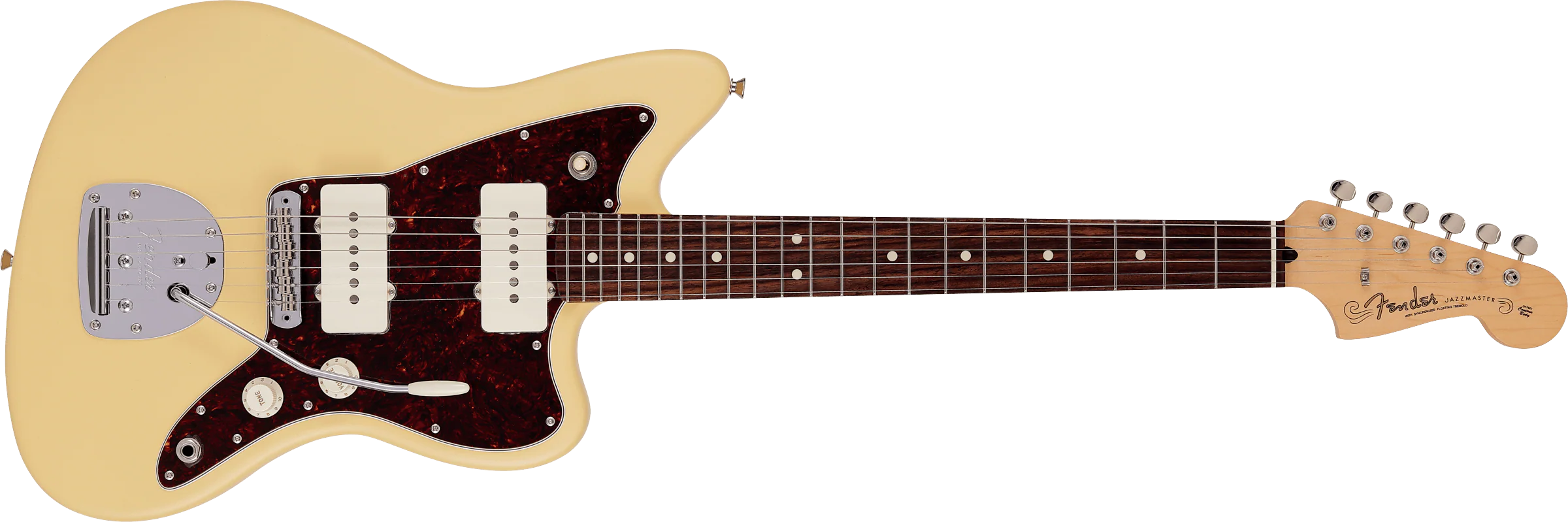 Fender Made in Japan Junior Collection Jazzmaster - Satin Vintage White - Image 2