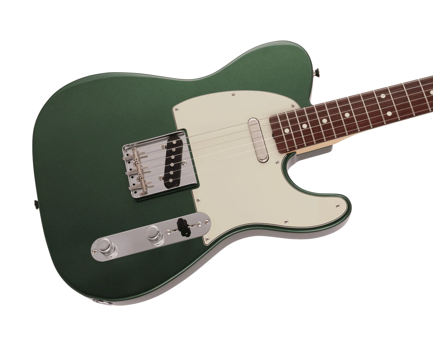 Fender 2023 Collection Made in Japan Traditional 60s Telecaster - Aged Sherwood Green Metallic