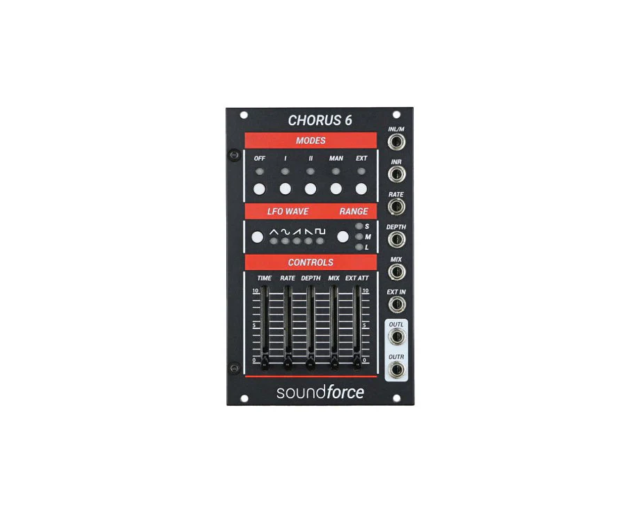 Soundforce Chorus 6 Juno Style BDD Chorus Module - Black