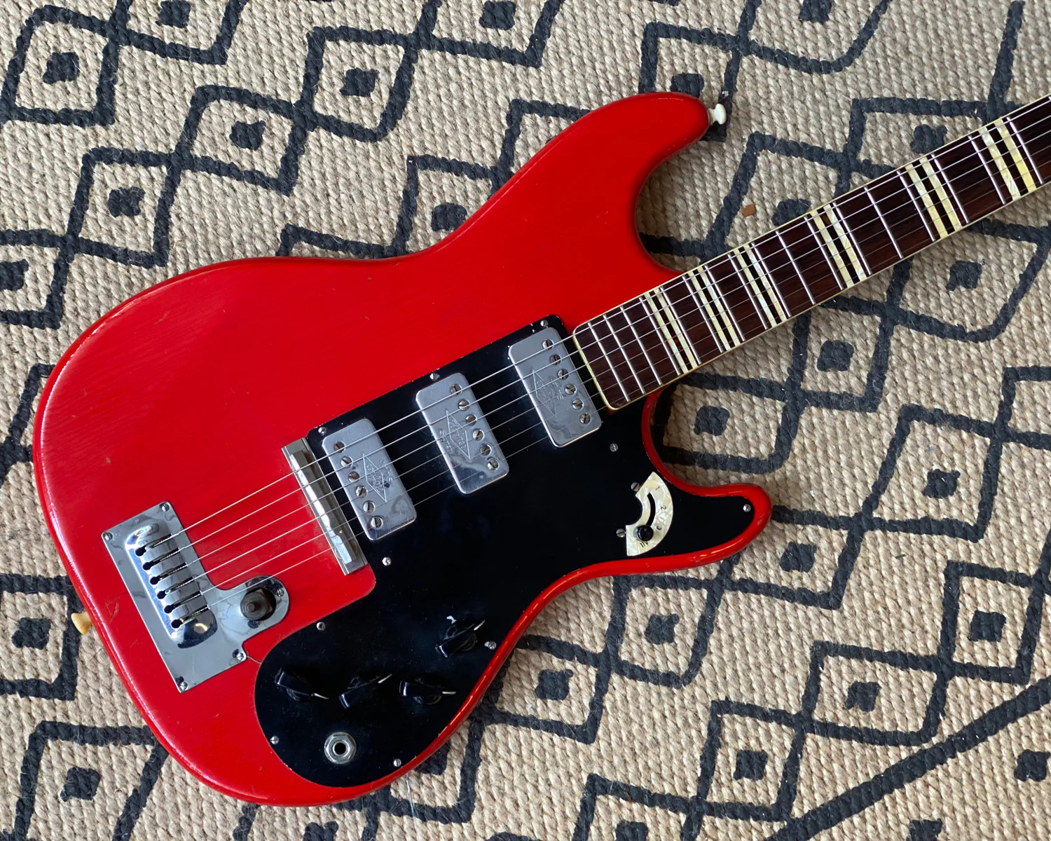 '60s Hofner 173 Super Solid III - Red w/ OHSC ๐ฉ๐ช