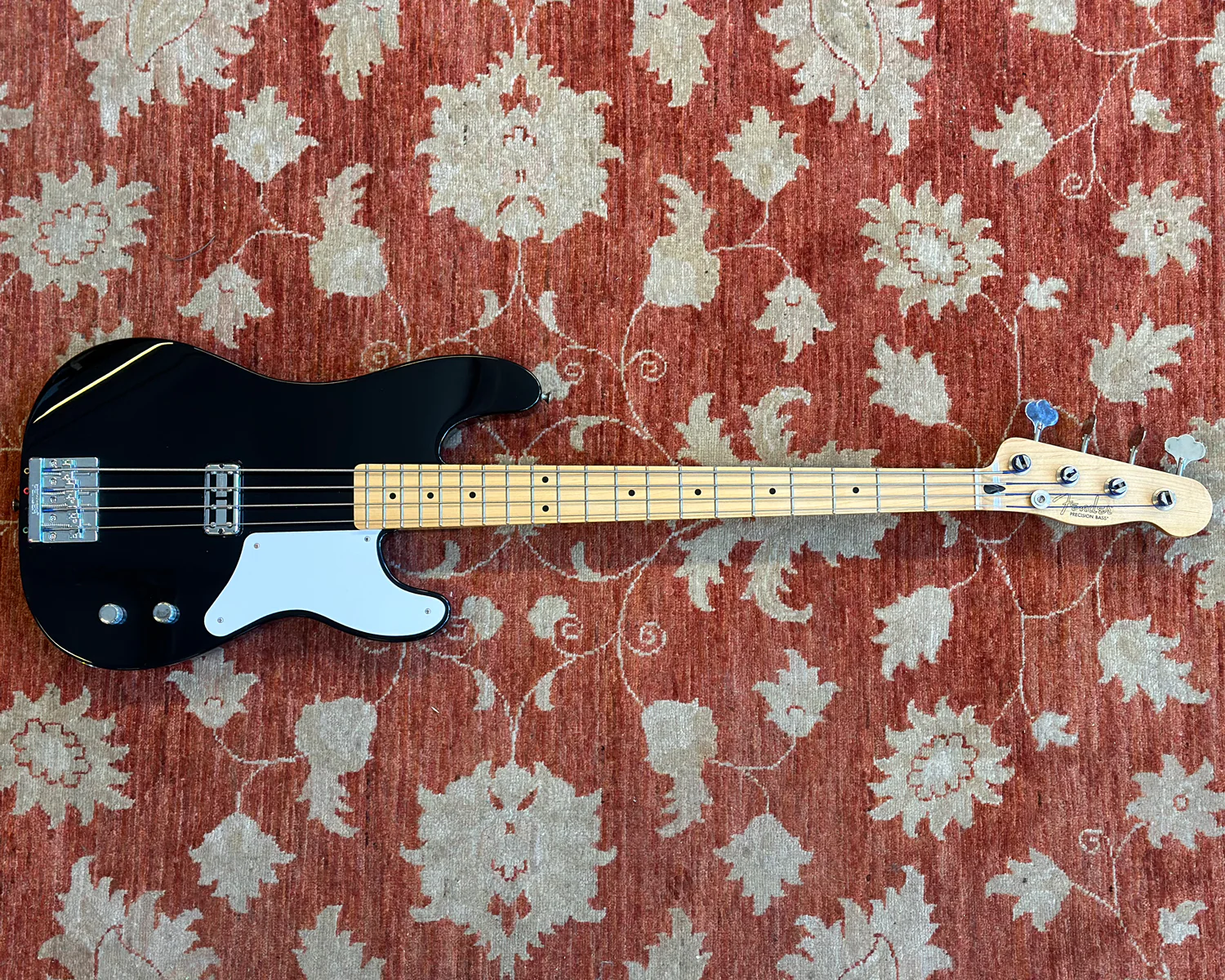 2013 Fender Cabronita Precision Bass - Tuxedo Black - Image 3