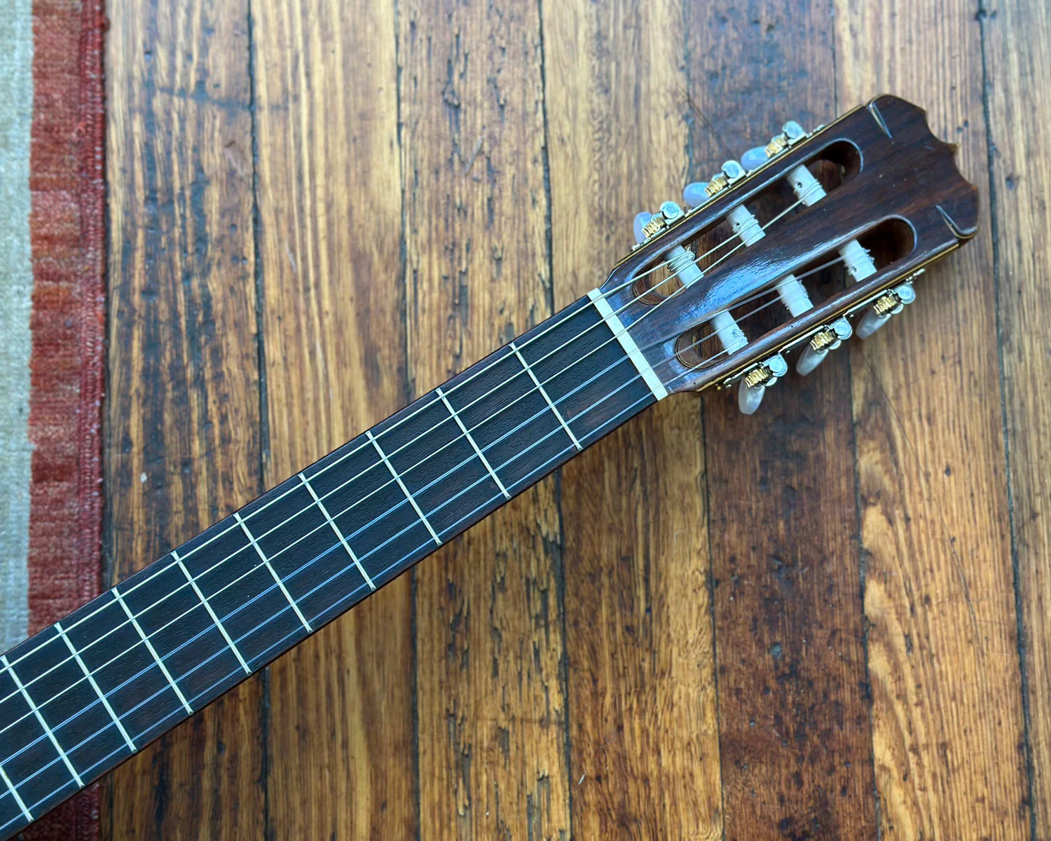 Made in Japan Fender FC-30 Classical Guitar - Solid Rosewood Back & Sides - Image 2