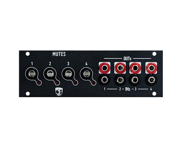 DivKid/Befaco Mutes mk2 3U with Alternate 1U Panel - Image 2