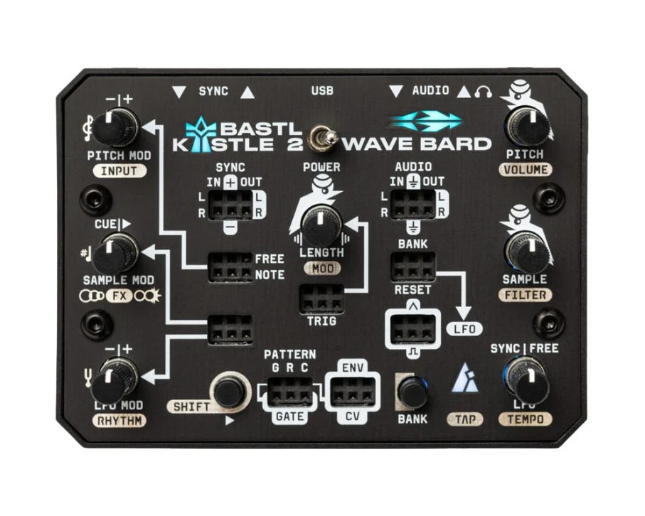 Bastl Instruments Kastle 2 Wave Bard Stereo Sample Player
