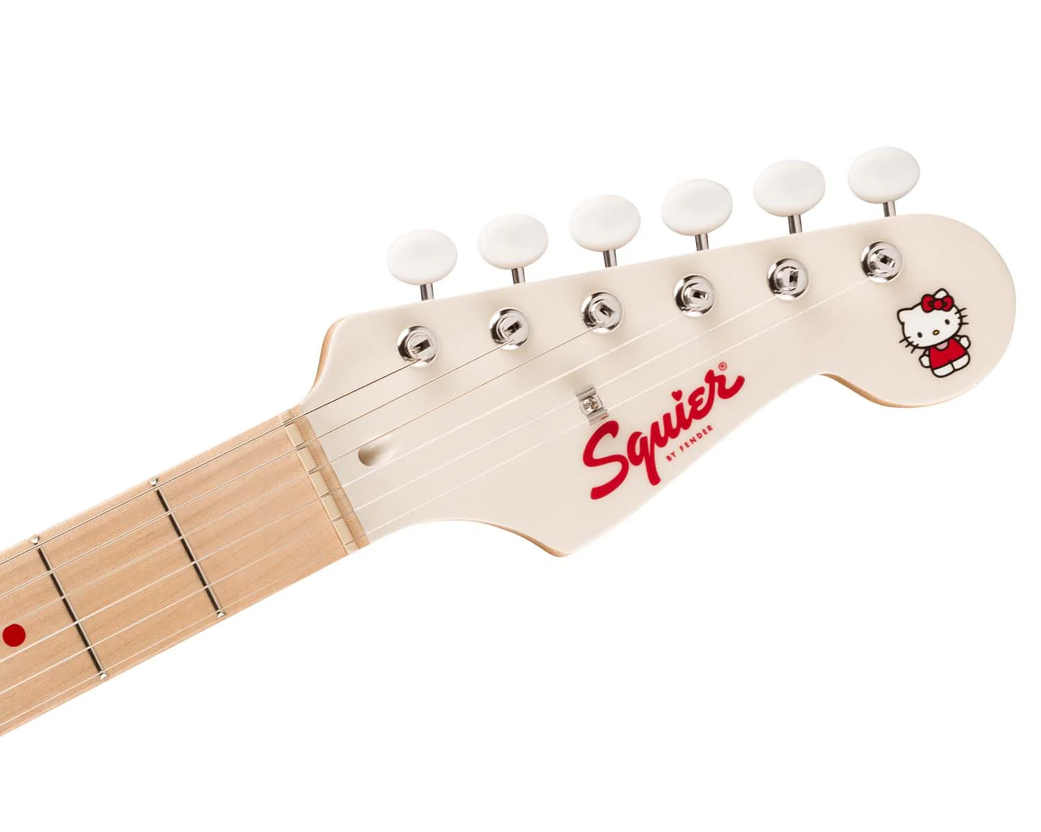 Fender Squier Hello Kitty Stratocaster - White - Image 2