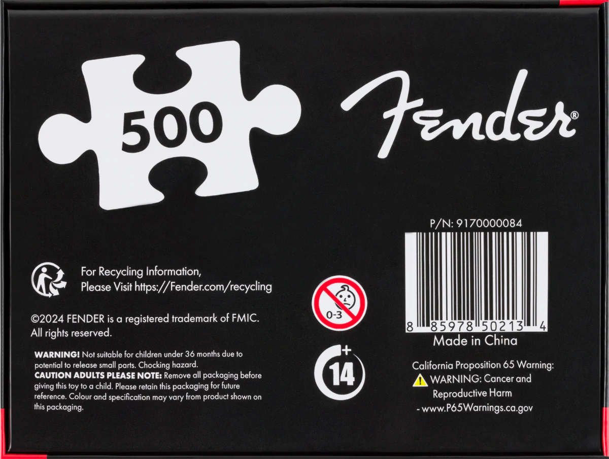 Fender 500 piece Stratocaster Puzzle - Image 2