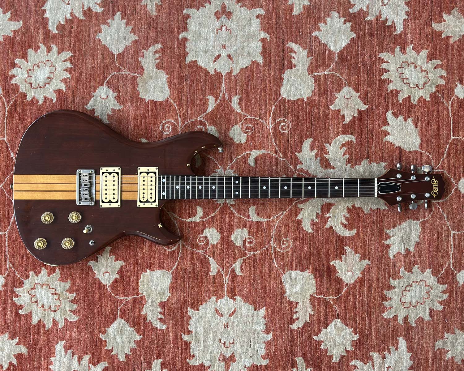 1980s Shiro TS-400 Matsumoku Solid Body Electric Guitar - Image 3
