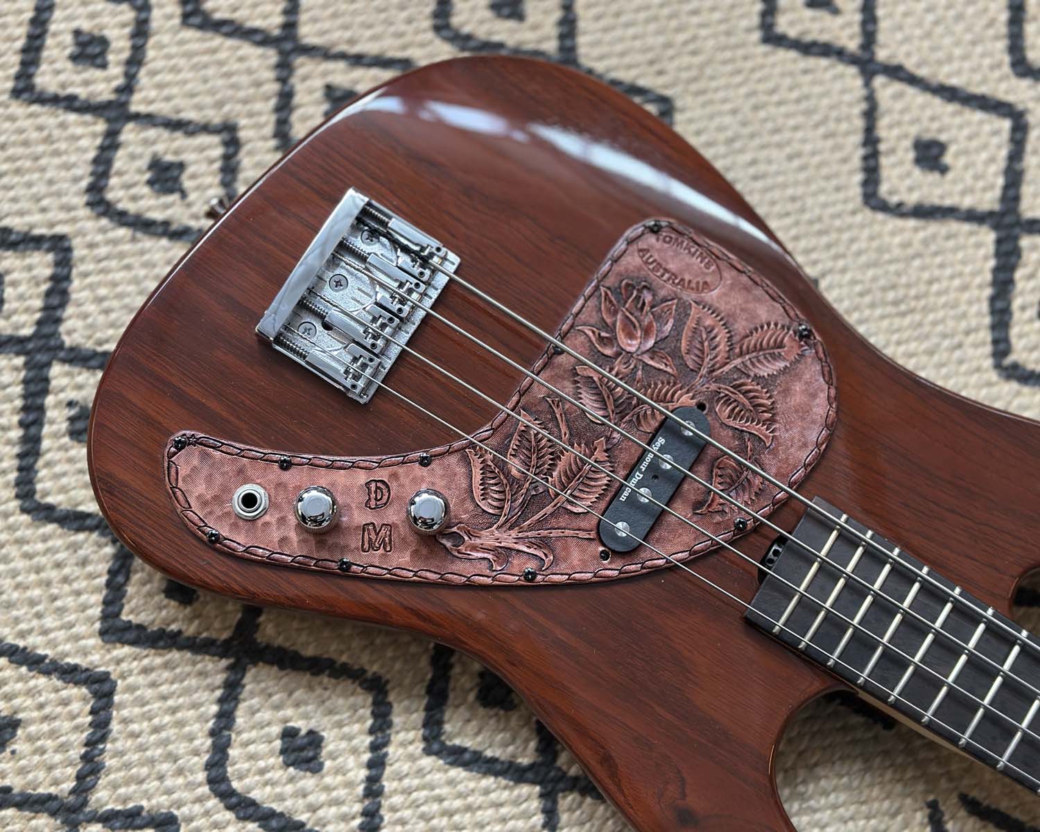 Tomkins Dusty Mann Signature 'The Dustyman' Custom 3/4 Bass - Made in Australia - Image 7