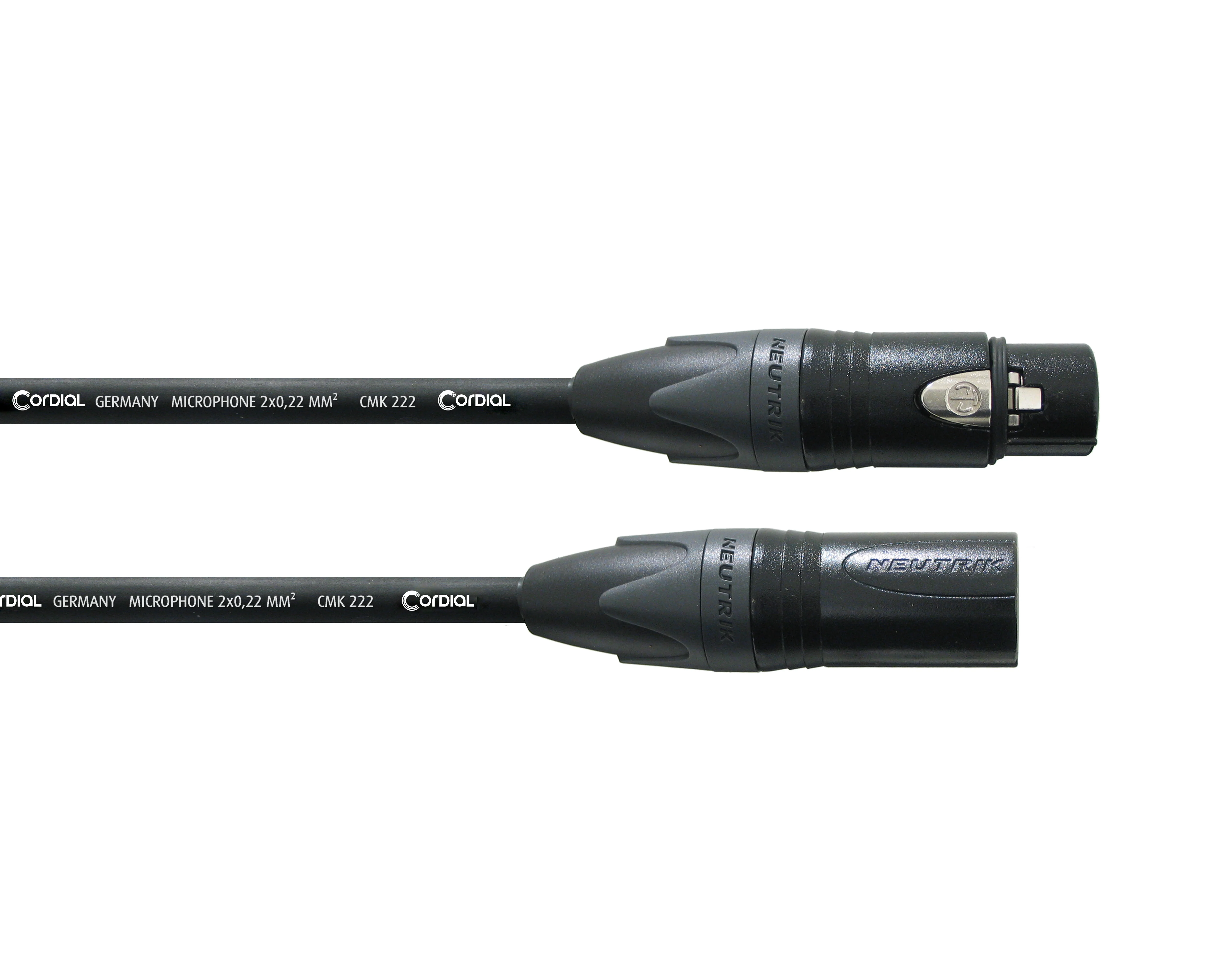 Cordial Select NEUTRIK XLR Female Black to XLR Male Black (10m)