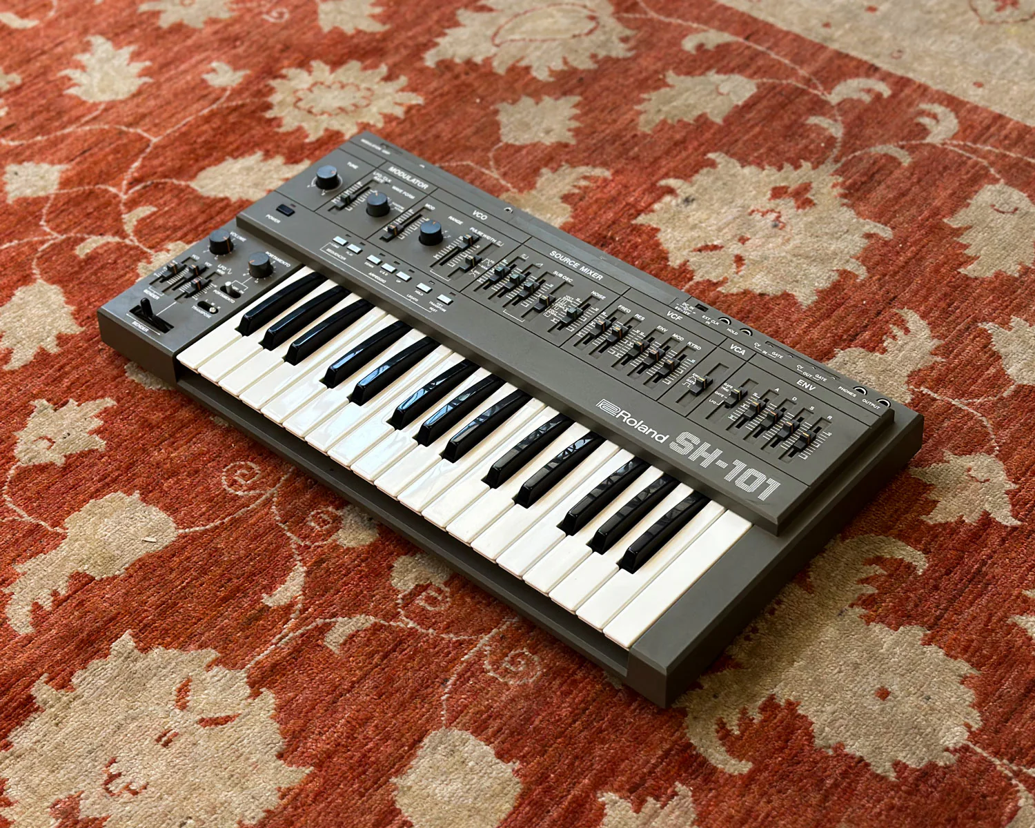 Roland SH-101 Monophonic Analog Synthesizer - Grey - Modded - Image 2