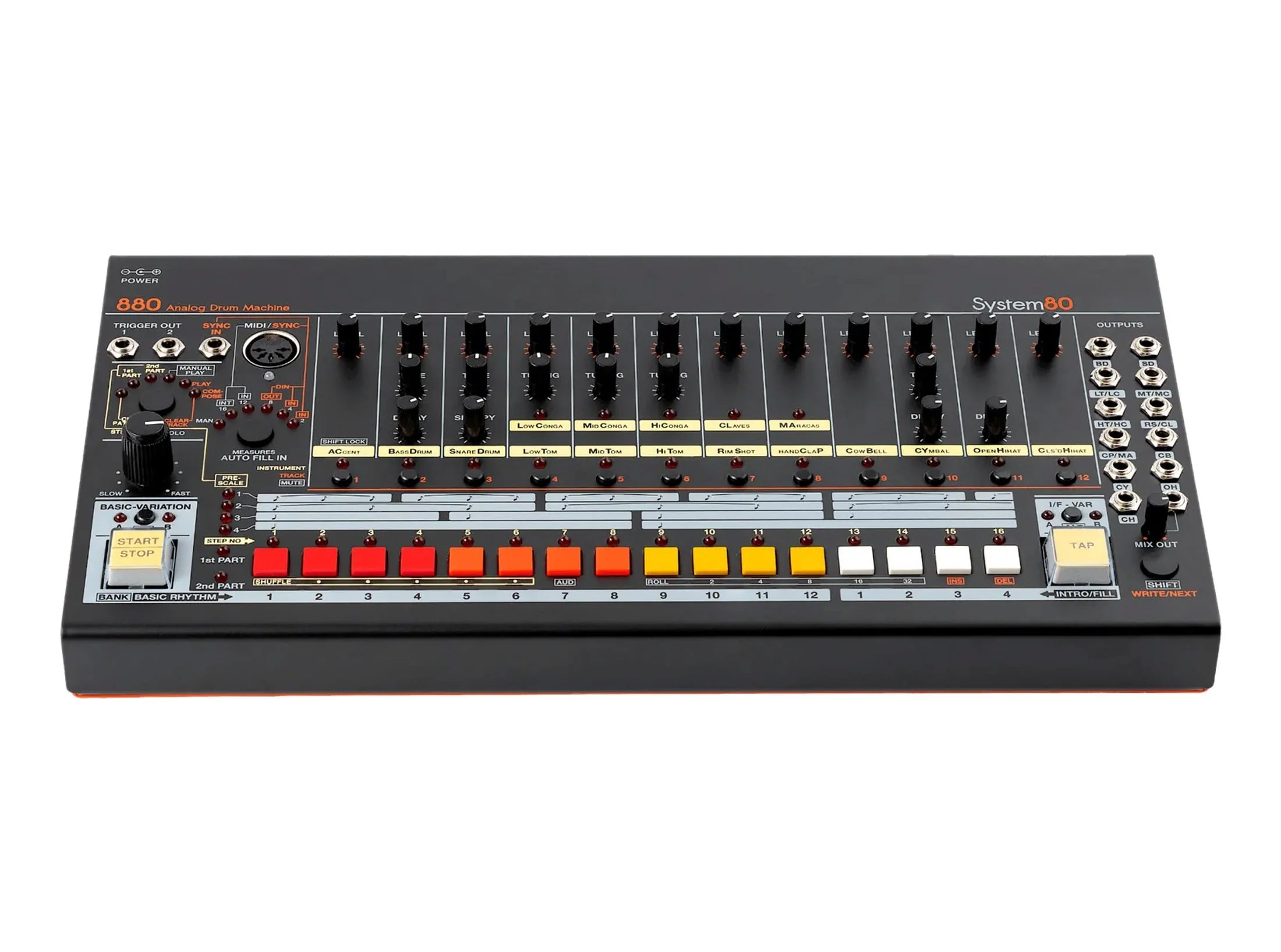 System80 880 Analog Drum Machine Desktop Module - Image 3