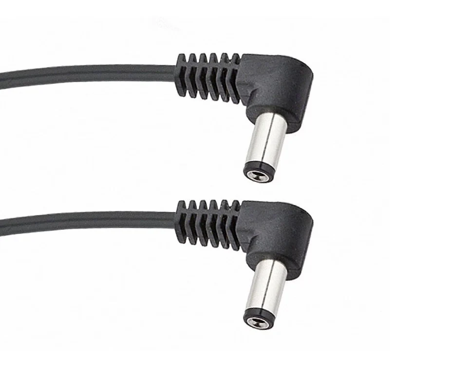 Voodoo Lab VLRMIX Standard Polarity Cable 3-Pack Mix β 2.1mm Right-Angle