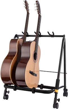Hercules GS523B Plus Multi-Guitar Rack with Add-on Castors - Image 3