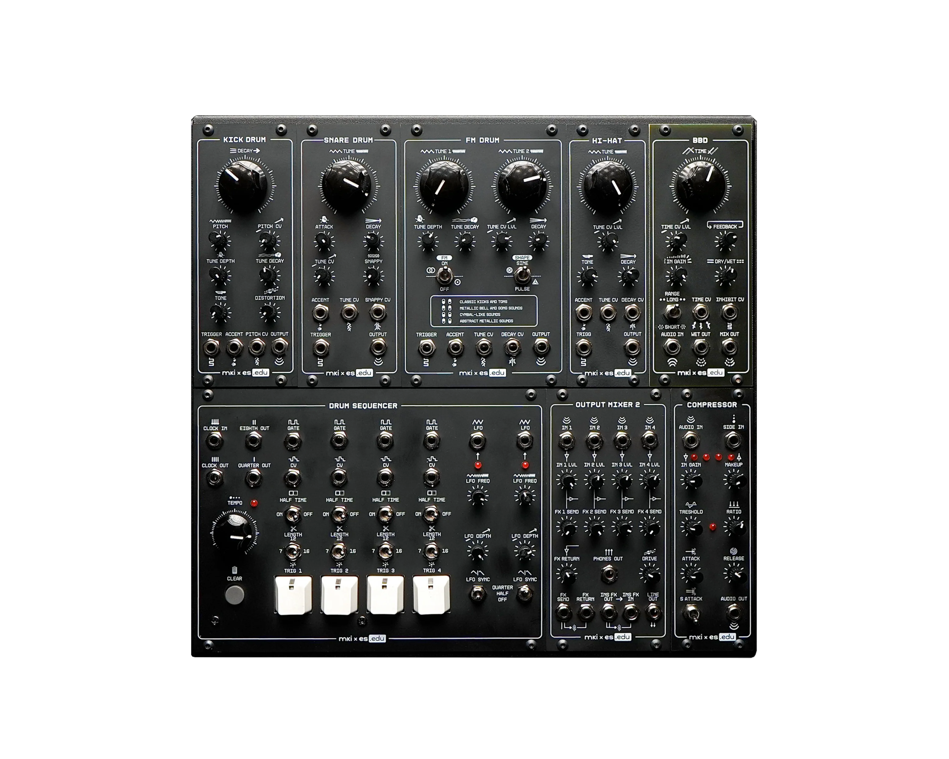 Erica Synths KONSTRUKT-8 EDU DIY Drum Kits Set