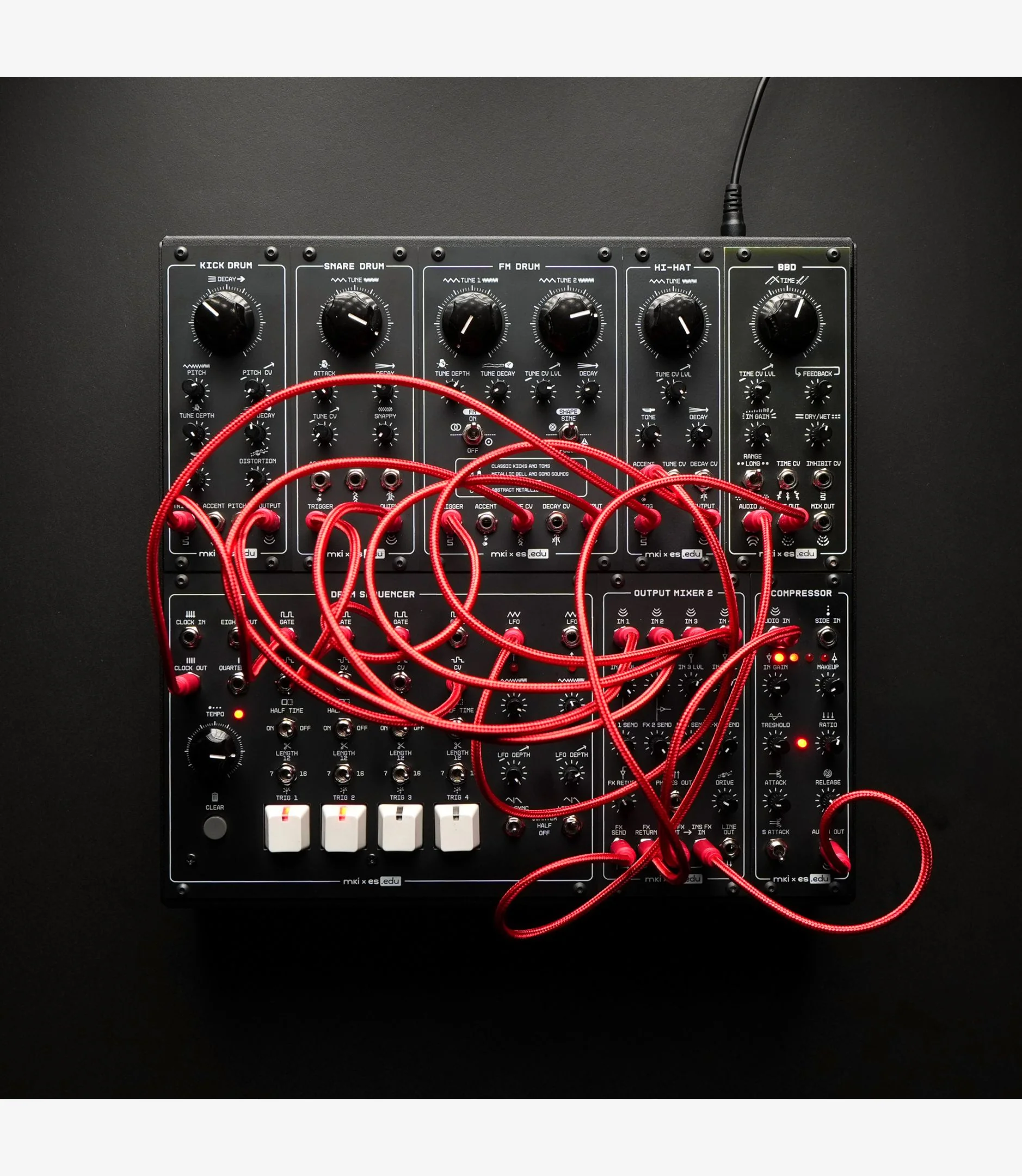 Erica Synths KONSTRUKT-8 EDU DIY Drum Kits Set - Image 3