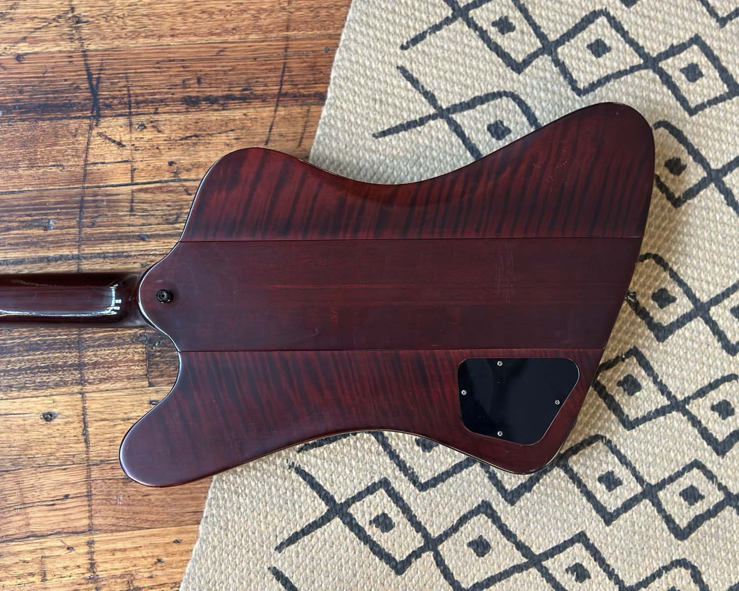 2008 Gibson Thunderbird IV Nikki Sixx Signature Model - "Blackbird" - Satin Cherry w/ OHSC - Image 3