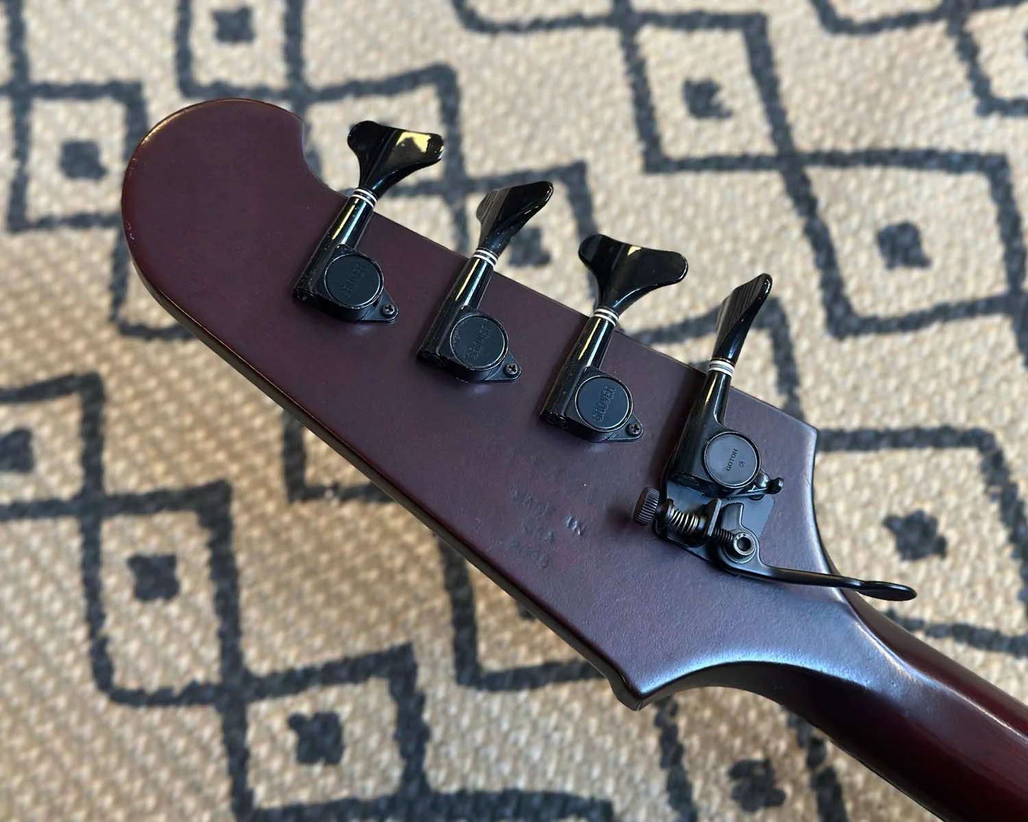 2008 Gibson Thunderbird IV Nikki Sixx Signature Model - "Blackbird" - Satin Cherry w/ OHSC - Image 4