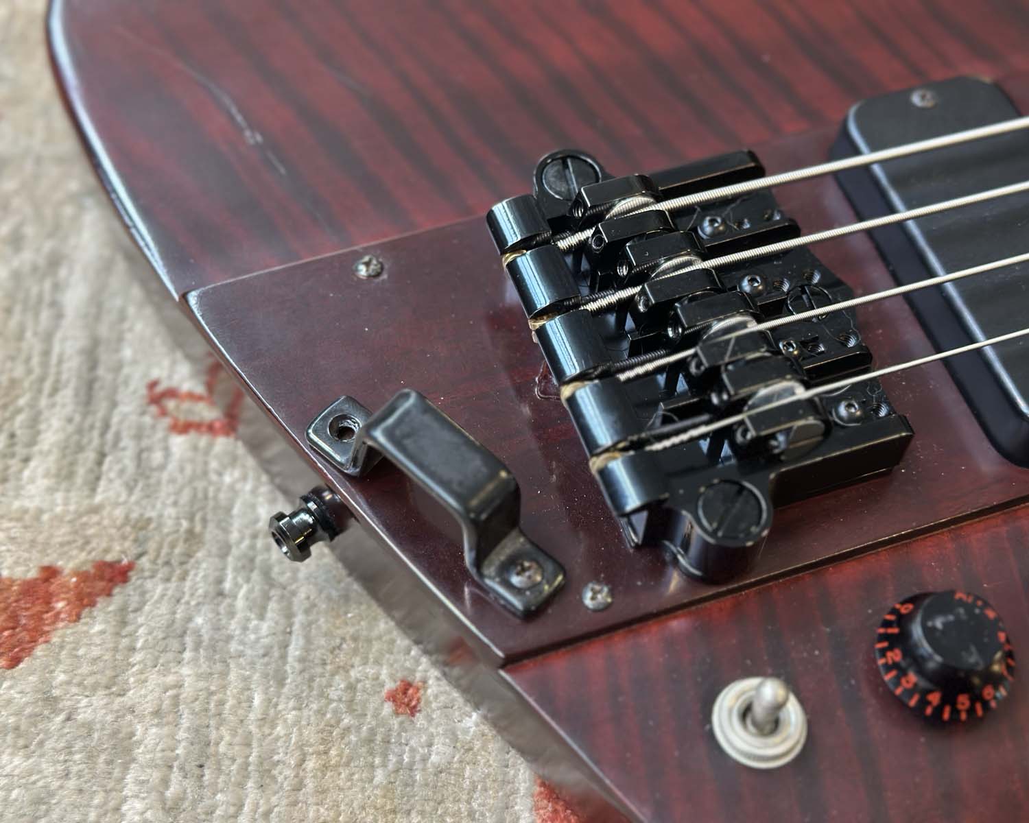 2008 Gibson Thunderbird IV Nikki Sixx Signature Model - "Blackbird" - Satin Cherry w/ OHSC - Image 7
