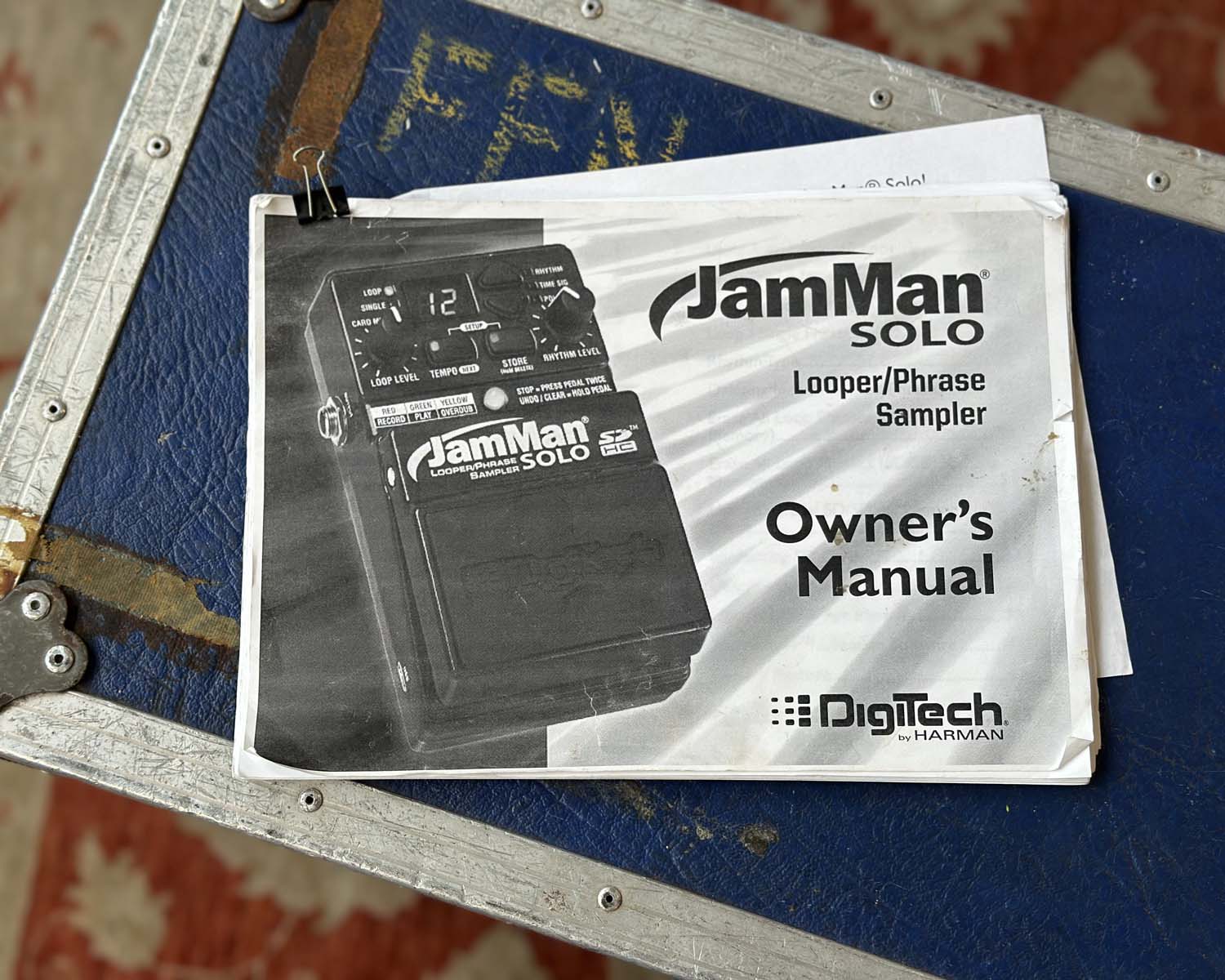 DigiTech JamMan Solo Looper/Phrase Sampler w/ FS3X 3 Button Footswitch - Image 6