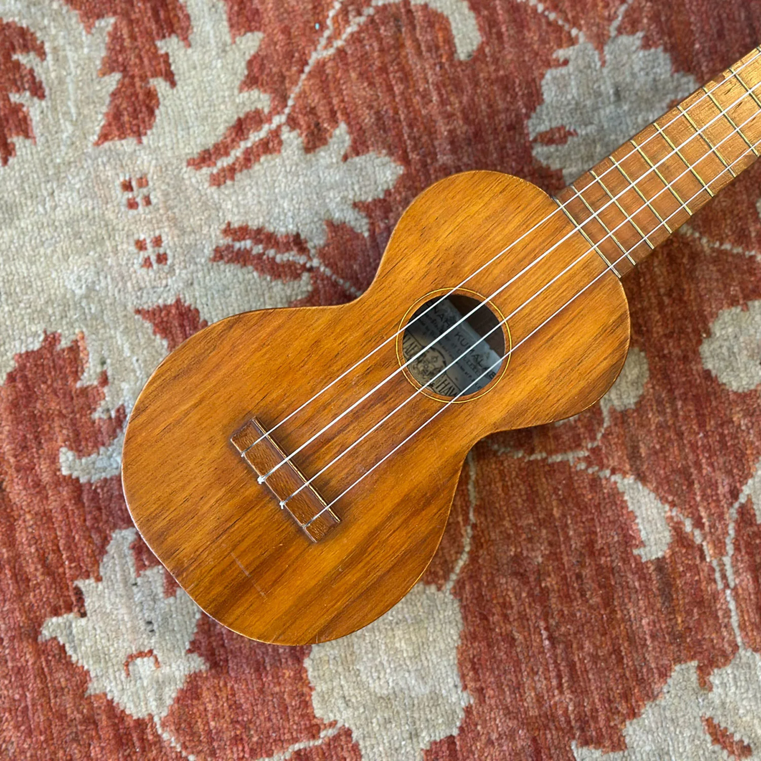 Vintage Jonah Kumalae Koa Soprano Ukulele