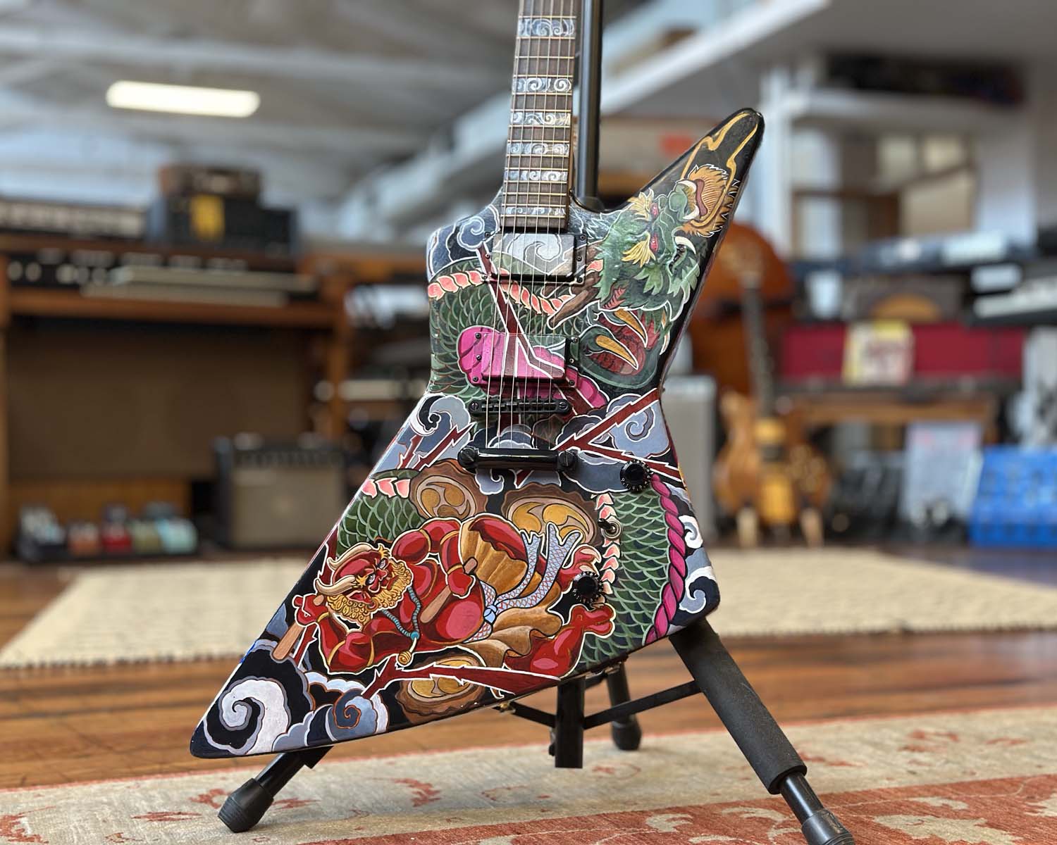 Kramer Imperial Explorer - Custom Paint by Declan Tiger - Image 10