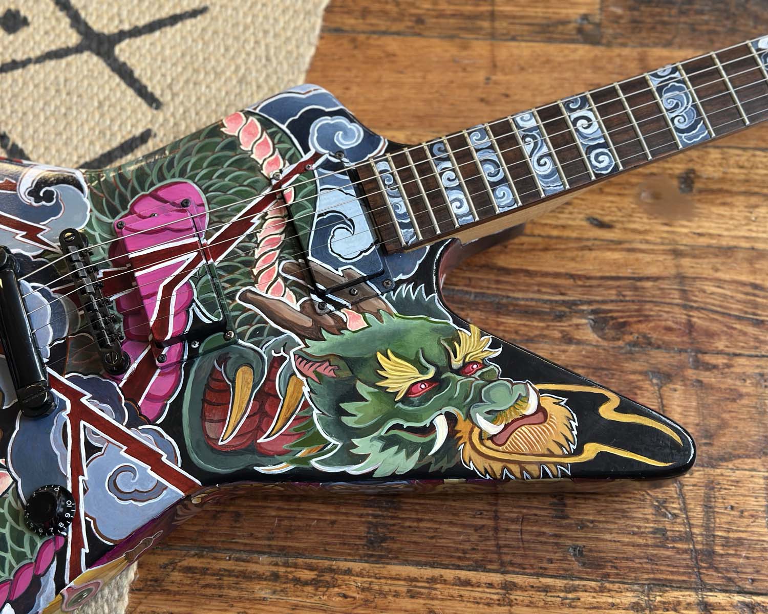 Kramer Imperial Explorer - Custom Paint by Declan Tiger - Image 4