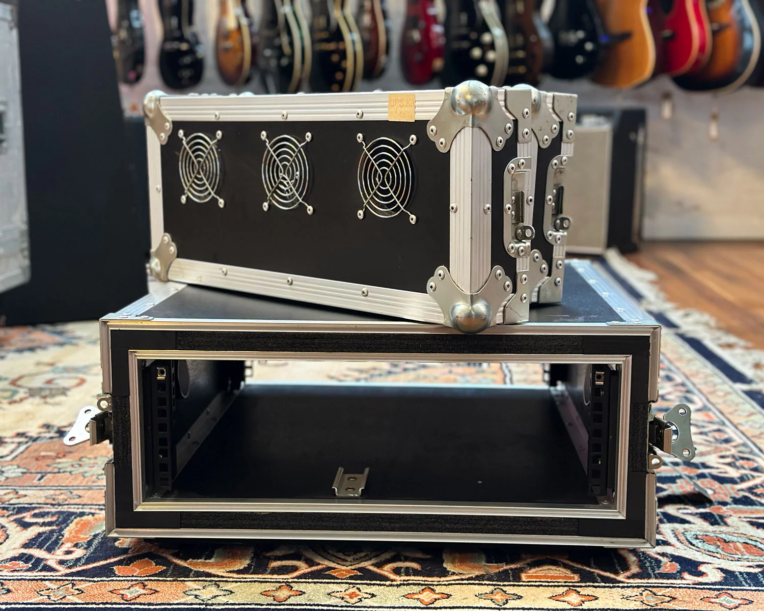 Blue Cat Case Company Rack Road Case w/ Fan Ports - Image 5