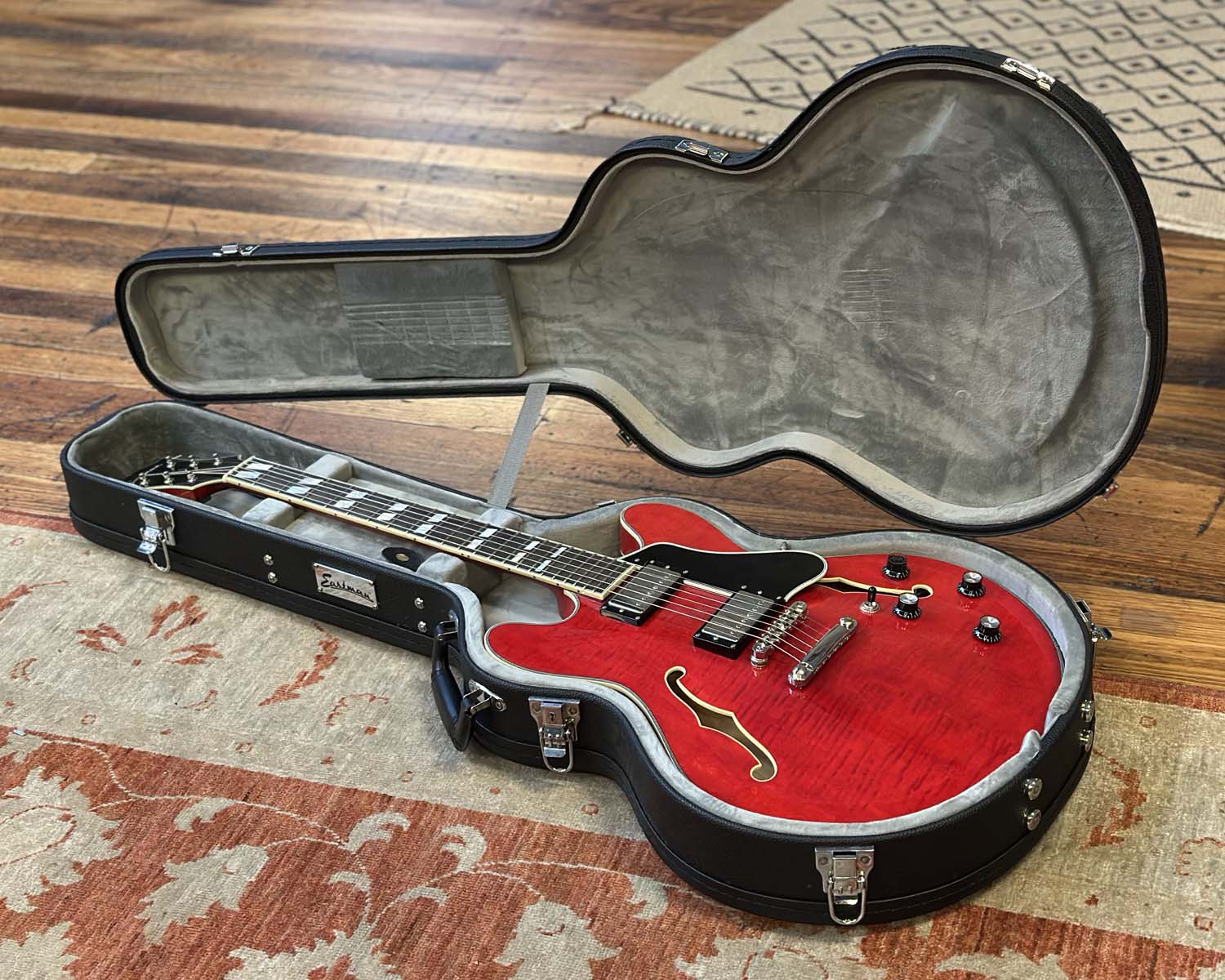 Eastman T486-RD Semi-Hollow Electric w/OHSC - Image 13