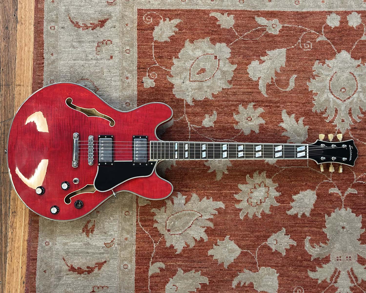 Eastman T486-RD Semi-Hollow Electric w/OHSC - Image 3