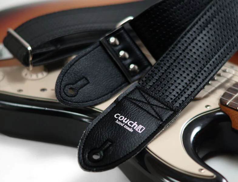 Couch Straps Vintage Black VW Guitar Strap - Image 6