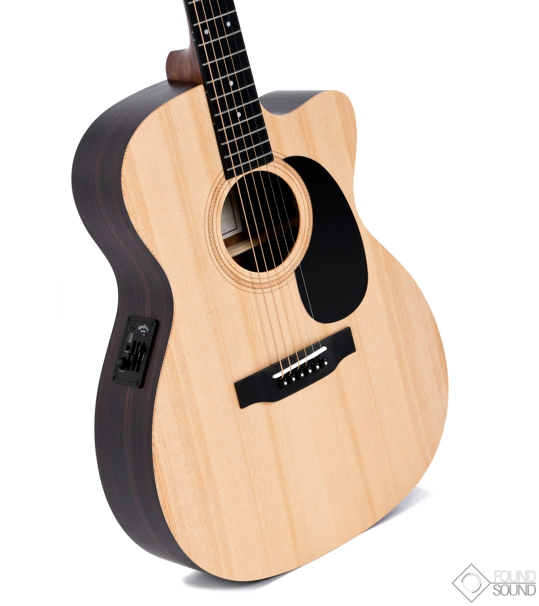 Sigma 000TCE+ Auditorium Acoustic Guitar with Cutaway & EQ - Image 2