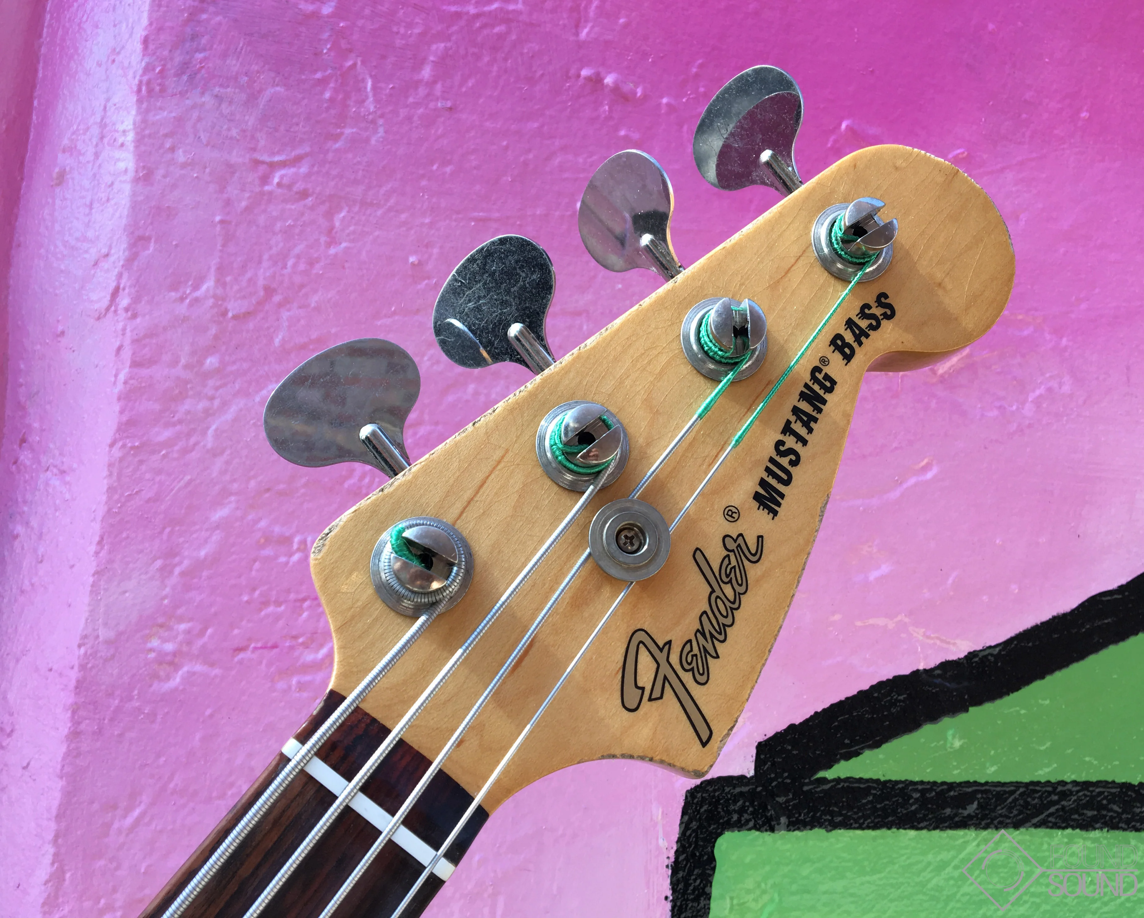 Fender JMJ Road Worn Mustang Bass - Daphne Blue - Image 4