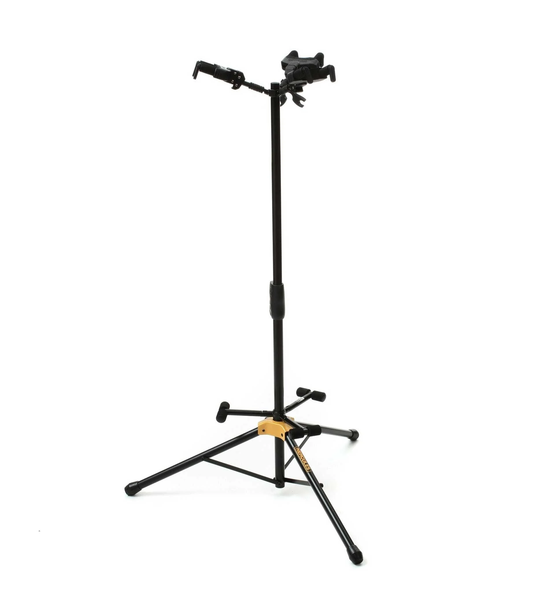 Hercules GS432B Plus Triple Guitar Stand With Backrest & Auto Grip