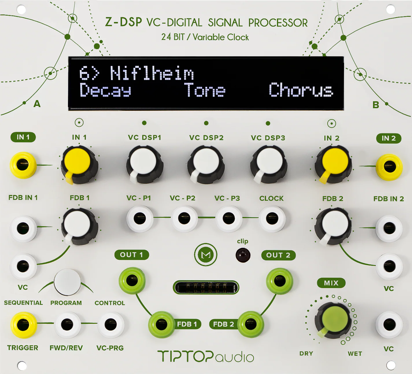 Tiptop Audio Z-DSP Voltage Controlled Signal Processor NS